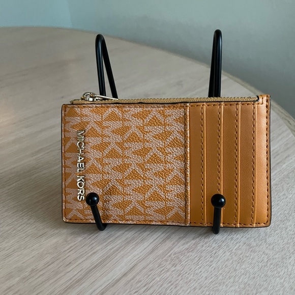 Michael Kors Handbags - MK Orange Cardholder wallet